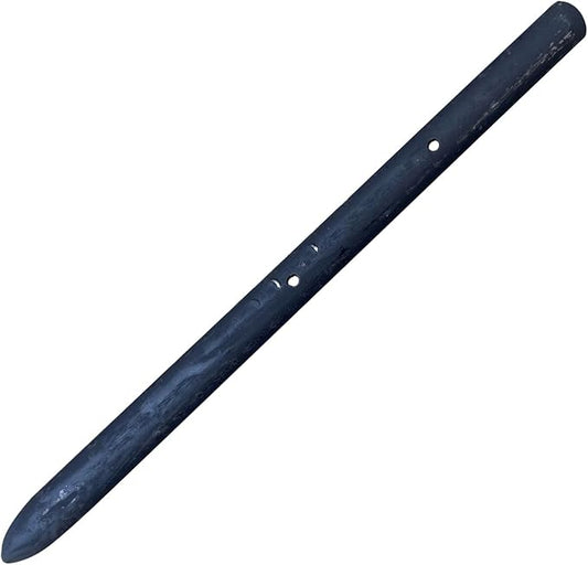 Sandbaggy Round Steel Concrete Form Stakes with Nail Holes - Rust Resistant Coating - Removable, Reusable (5, 3/4 in X 12 in)