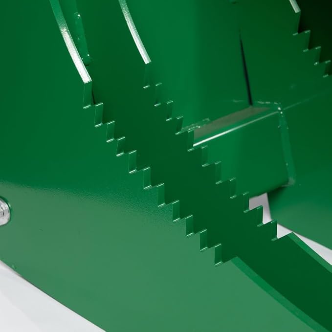 Titan Attachments Extreme Root Grapple Rake Attachment, Global Euro Connection, Heavy-Duty Rake Attachment, Twin 3,000 PSI Cylinders, Replaceable Forged Steel Teeth