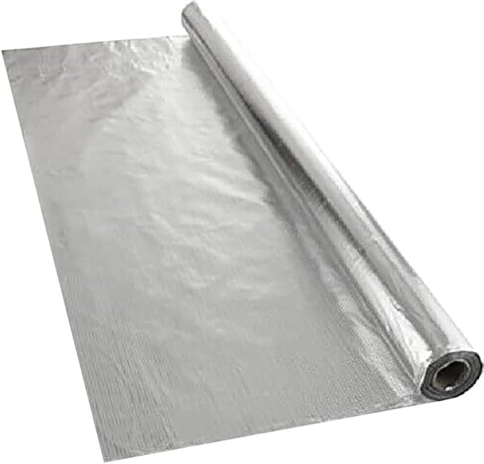 Trade Winds Insulation: Silver 99% Reflective Mylar Film - 48INCH X 10FT Sheets (Grow Tent Accessory)