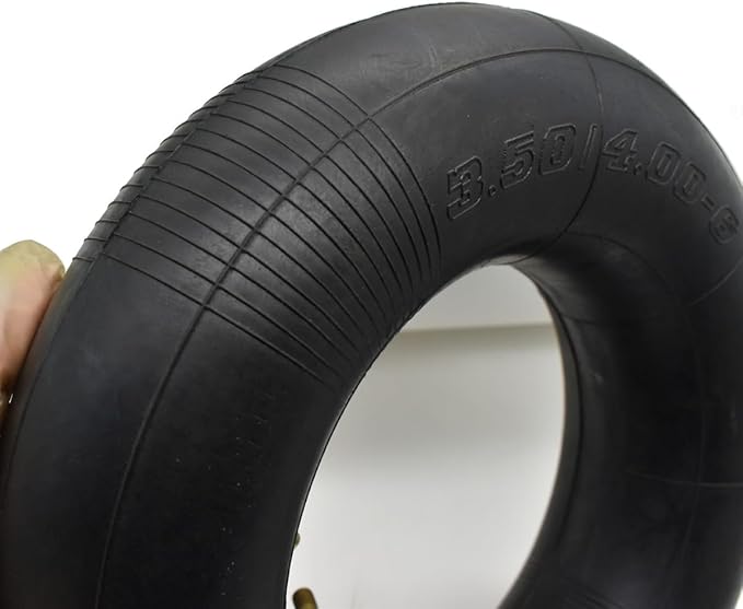 3.50/4.00-6 Inner Tube with TR87 Bent Valve Stem (1 Pack), for Hand Trucks, Utility Cart, Lawn Mowers, Wheelbarrows, Dollys, Scooters, Replacement 13x4.00-6,4.00-6 Tire.