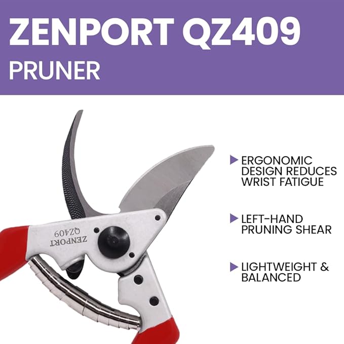 Zenport QZ409-10PK Pruning Shear, 10, Red