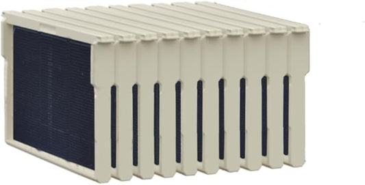 Apimaye Insulated 7 Frame Langstroth Nucleus Assembled Bee Hive Set with Plastic Core Frames & Foundations (White Hive with Core Frames & Foundations)