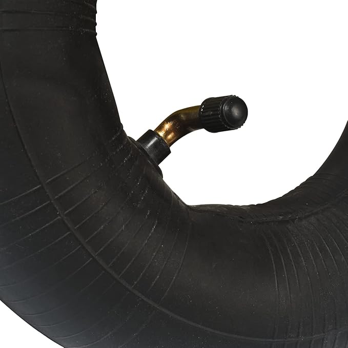 4.10/3.50-4 Heavy Duty Replacement Inner Tube with TR-87 Bent Valve Stem (2-Pack) - for Wheelbarrows, Mowers, Hand Trucks and More 3.50-4 Tire