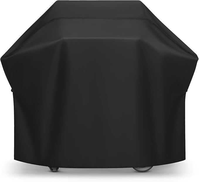 Arcedo BBQ Cover 52 Inch, Grill Cover for Outdoor Grill, Waterproof and Fade Resistant Outdoor Barbecue Gas Grill Cover, All Weather Protection, Fits Weber, Char Broil, Nexgrill and and More Grills