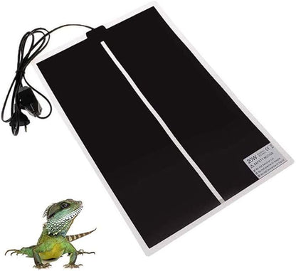 KABASI Reptile Heating Pad, 20W 16.5x11 inch Waterproof Reptile Heat Pad Under Tank Terrarium with Temperature Control, Safety Adjustable Reptile Heat Mat for Turtle, Tortoise, Snakes, Lizard, Gecko