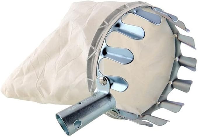 SagaSave Fruit Picker Pole Tool, Apple Orange Picker Pole Tool with Basket for Avocado Acorn Lemon Pear Mango Tree Picker
