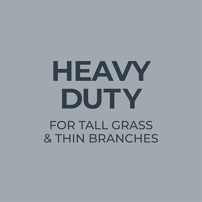 Woodland Tools Heavy Duty Machete – 16 Inch Curved Parang Blade with Full Tang, Ergonomic Handle, and Ballistic Nylon Sheath – Manual Brush Cutter for Thick Vegetation and Trail Clearing