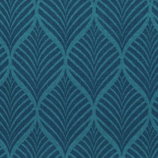 RSH DECOR: Square Throw Pillows Set of 4 | 20” x 20” | All-Weather Spun Fabric | Water and Fade-Resistant | Outdoor Accent Pillows for Patio Furniture | Fenbrook Blue