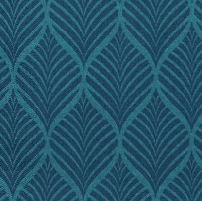 RSH DECOR: Square Throw Pillows Set of 4 | 24” x 24” | All-Weather Spun Fabric | Water and Fade-Resistant | Outdoor Accent Pillows for Patio Furniture | Fenbrook Blue