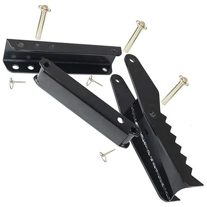 Titan Attachments 24" Backhoe Thumb Hoe Clamp 1/2" Steel Plate Assembly Weld On Adjustable Folding