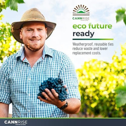Anchor Rubber Bands for Trellising – 33 Pack of 12 cm/4.72 inches Rubber Bands for Outdoor Plant Support, Climbing Plants, Grape Vines, Trees – UV-Protected, Elastic, Multi-Purpose Use