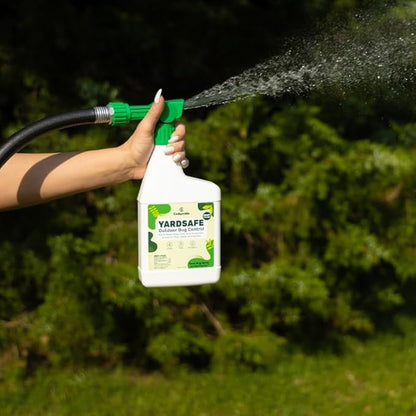 Cedarcide YardSafe | Kills & Repels Mosquitoes, Ticks, Fleas, Mites & More with Natural Essential Oils | Family & Pet-Safe | Eco-Friendly | 1 Quart (32 Oz.)
