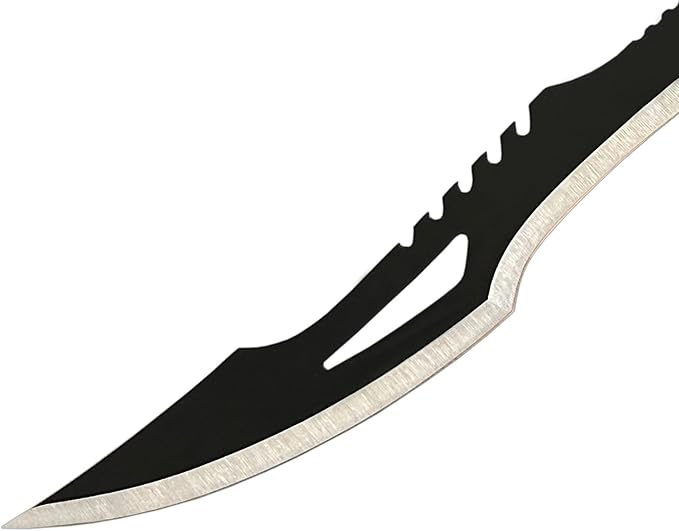 Sword Machete with Nylon Sheath and Lanyard Jungle Hunter Machete for Outdoor Adventure