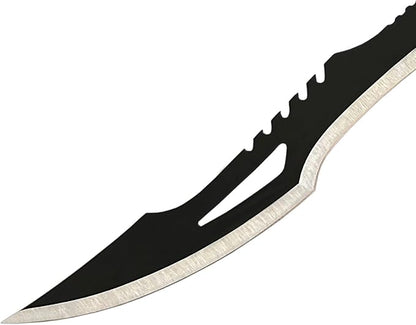 Sword Machete with Nylon Sheath and Lanyard Jungle Hunter Machete for Outdoor Adventure