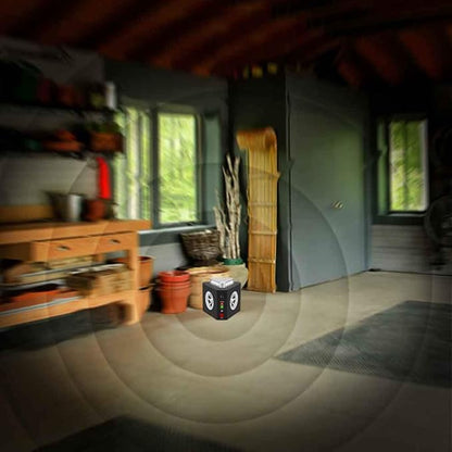 Rodent Repellent Ultrasonic Plug-in Indoor Mouse Repellent Rat Mice Deterrent Ultrasonic Pest Repeller with 12 Strobe Lights and 4 Sounds Mode for RV Garage Attic