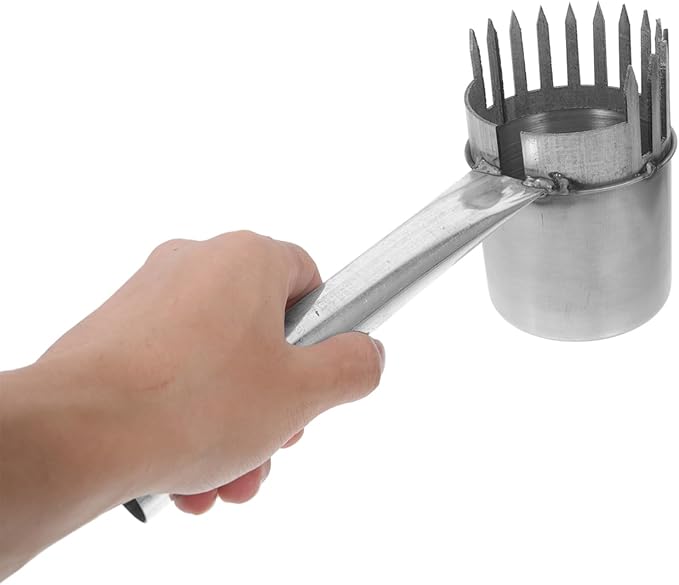 Metal Fruit Picker Tool for Garden Lightweight and Efficient Blueberry and Berry Harvesting Tool and Easy to Use for Home Garden and Orchard