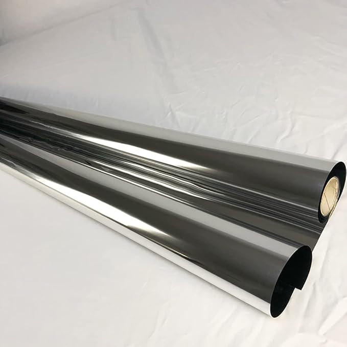 Mylar Film Aluminum Metalized Foil Wall Floor Roof Covering for Indoor Garden Grow Room 2 mil 50 feet Long (2 MIL Mylar Film 4x100 FT)