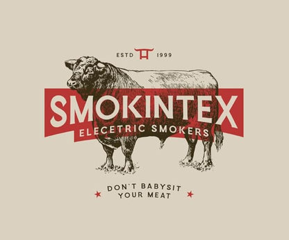 SmokinTex 'The OG' Electric Smoker - Spacious & Insulated Stainless Steel Meat Smoker with 700W Heating, & Temperature Control for BBQ, Jerky, Vegetables