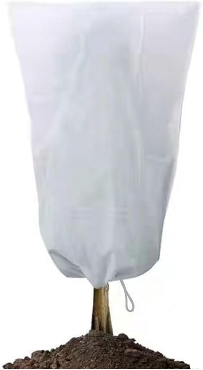 GardenPal Plant Covers Freeze Protection, 75''×90'' Thicken Frost Cloth with Drawstring Reusable for Outdoor Plants (75''×90''(1pc))