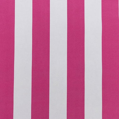 RSH DECOR Deep Seating Cushion with Pillow Back | 23.5” x 25” x 5" Seat | Water and Fade-Resistant Spun Fabric | Made in USA | Outdoor Chair Cushion Set for Patio Furniture (Pink & White Stripe)