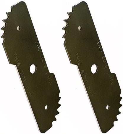 243801-00 2-Pack Edger Blades Replace for EB-007AL EB-007 243801-00 243801-02 40-519 243797-00 Fit for Black and Decker Craftsman LE750 Edge 2-in-1 Landscape Edger CMEED400