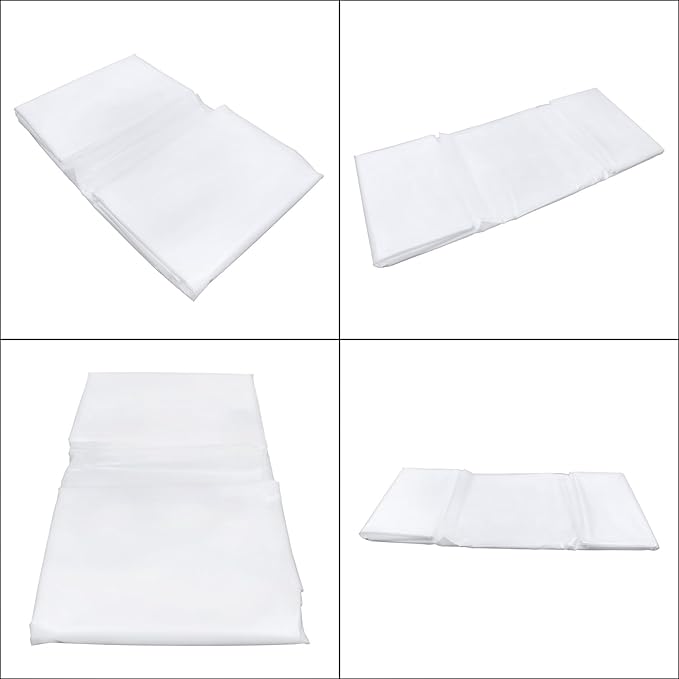 HOSTIC 20 x 25FT Clear Greenhouse Plastic Sheeting, 6 Mil Heavy Duty Polyethylene Film, for Farm, Garden, Nursery