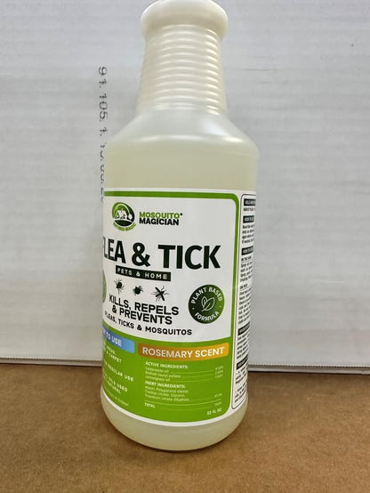 Mosquito Magician Indoor Pest Spray – Design for Indoor Use to Neutralize Spiders, Roaches, Ants & Flies with Plant-Sourced Essential Oils, Efficient Ready to Use Home Pest Spray – Mint, 16 OZ