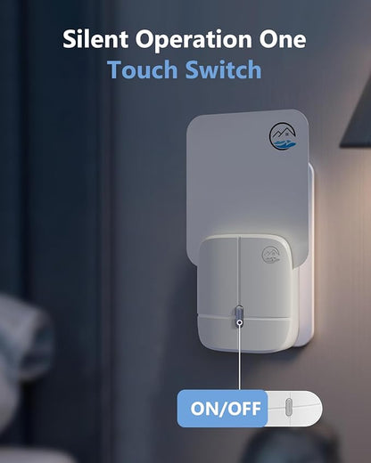 Flying Insect Trap, Plug-in Fruit Fly Trap, （1 Device +5 Glue Cards） Indoor Gnat Traps, 400 Sqft Protection Area, Suitable for Gnat, Moth, and Mosquito, and Can Used in Every Corner of Home