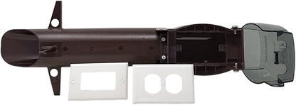 iMBAPrice IMBA-GPD19BR-2 Bronze 19.5" Gard-N-Post Low-Profile Landscape Lighting Post Enclosure with GFCI Device Cover, 2-Pack