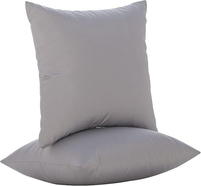 JMGBird Outdoor Pillows Set of 2 Outdoor Throw Pillows Waterproof with Insert 18×18 Inch Outdoor Pillow for Patio Furniture