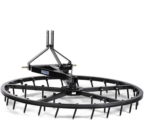 Titan Attachments Arena Spin Harrow Groomer 72" Cat 1 3 Point Quick Hitch HD