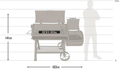 Oklahoma Joe's Longhorn Reverse Flow Offset Smoker - 17202053