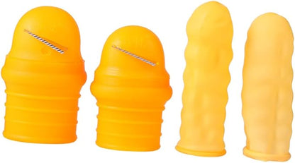 MERRYHAPY Thumb Vegetable Fruit Picker 4pcs Silicone Gardening Tool with Portable and Compact for Easy and Harvesting
