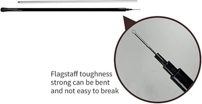 Bird Hawk Flying Kite with Pole Crops Farm Protector Bird Scarer Flying ONLY 6M Pole Without Kite