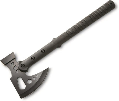 Szco Supplies 16.25” Black Multipurpose Outdoor Camping Survival Hammer Hatchet Axe with Nylon Sheath 211557 Back
