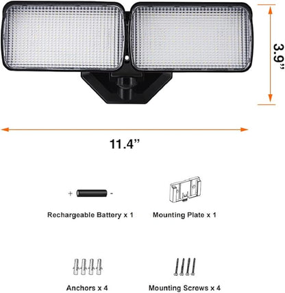 Sylvania 14W LED Security Light, Hardwired, Wet Rated, 1500 LMS, 5000K, Daylight - 1 Pack (66474)