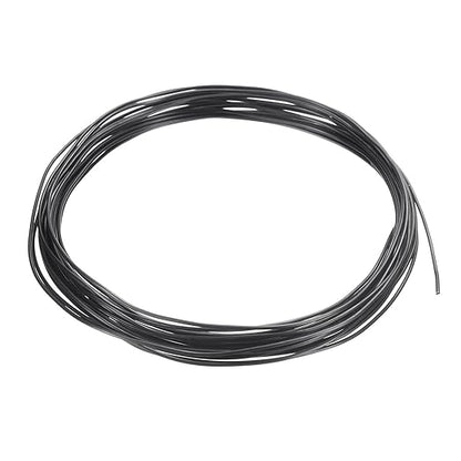 PATIKIL 1mm Bonsai Training Wire, 1 Roll Floral Wire Stems Anodized Aluminum Tree Wire 16.4 Feet Total for Gardening Branch Fixing, Black