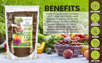 Organic Molasses for Plants - Horticultural Molasses - Ideal for Traditional & Hydroponic Gardening, for Indoor & Outdoor Plants (5 QUARTS)