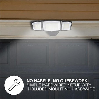 Sylvania 13W Dusk to Dawn Security LED Light, Hardwired, 2000 LMS, Wet Rated, 5000K, Daylight - 1 Pack (66478)