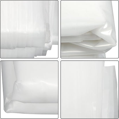 12 x 100FT Greenhouse Plastic Sheeting, 6 Mil Heavy Duty Clear Polyethylene Film, Covering for Gardening, Farming
