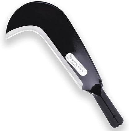 1pce 340mm/13.39in Manganese Steel Billhook Brush Clearing Sickle for Grass,Weeding Tools for Garden,Curved Sawtooth Sickle,Machete Axe for Cutting Trees,Steel Blade Knife in Hand