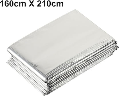 Reflective Plant Growing Film Silver Mylar Sheet Indoor Greenhouse Light Reflecting Material Multi Purpose Garden Tent Covering 130x210cm For Temperature Control(160cm X 210cm)