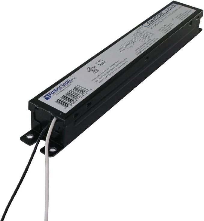 Robertson IEA432T8120N (1P20135) Electronic Fluorescent Ballast, for 3 or 4 T8 Fluorescent lamps between 17W-32W (F17T8 through F32T8) or 3 F40T8 Lamps, Instant Start, 120V (Qty 10)
