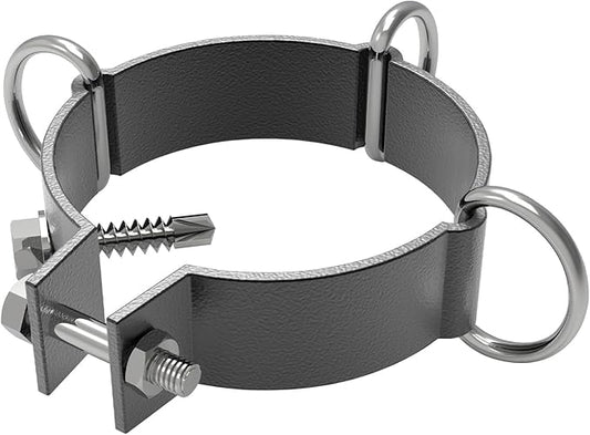D-Ring Clamp 3" Diameter for Sun Shade Sail Support Pole Stand Post Pole