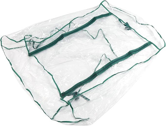 Mini Portable Garden Greenhouse PVC Cover - Outdoor Warm Plant Shelter for Flowers and Seedlings Without Stand