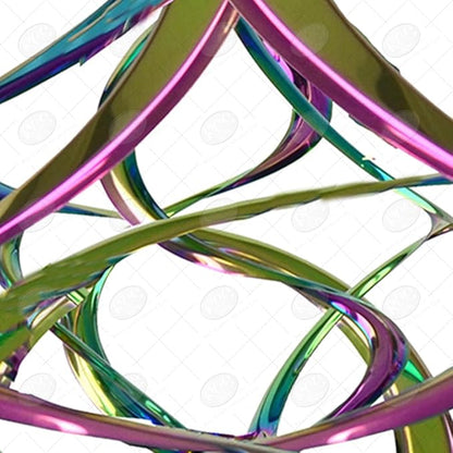 Red Carpet Studios The Original Helix Cosmix Spinner Hanging Triple, 18-Inch, Iridescent