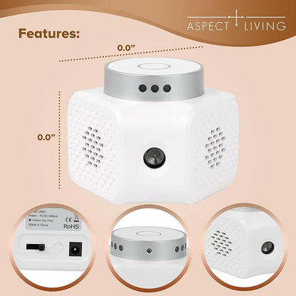 Ultrasonic Pest Repeller Plug in – White 4 Modes Rodent Repellent for Mice, Rats, Squirrels, Bats, Indoor Mouse Deterrent Device for Home, Garage, Attic, Basement, RV