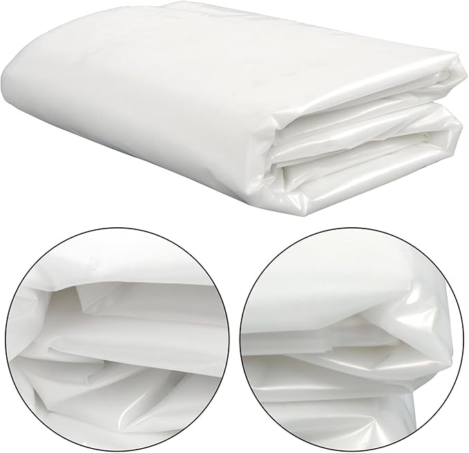 12 x 100FT Greenhouse Plastic Sheeting, 6 Mil Heavy Duty Clear Polyethylene Film, Covering for Gardening, Farming