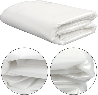 12 x 100FT Greenhouse Plastic Sheeting, 6 Mil Heavy Duty Clear Polyethylene Film, Covering for Gardening, Farming