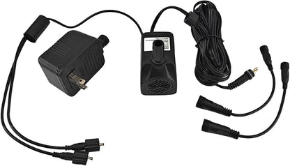 SAC SMARTEN ARTS Submersible Water Pump - Quiet, 119GPH, 10W, 12V, 3.6ft Lift for Aquariums, Fountains, Ponds, Hydroponic Systems